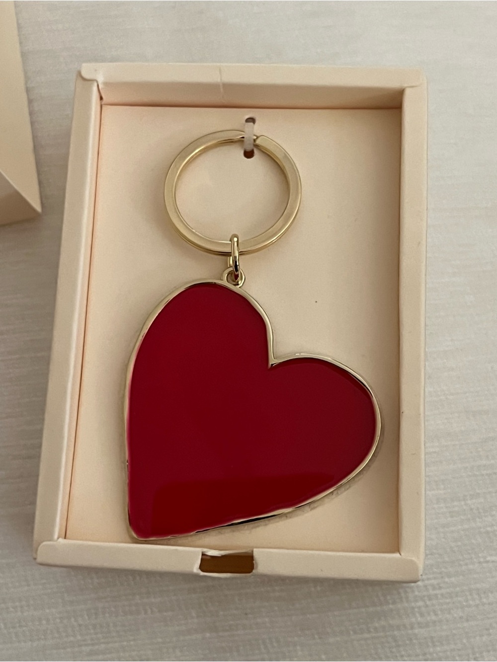 NEW Heart Keyring Keychain Red - Picture 6 of 6